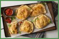 How big is a mellow mushroom calzone?